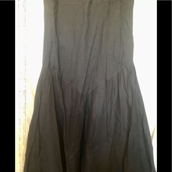 Black Cotton Dress with Slip - Picture 9 of 14